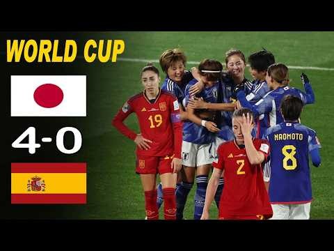【世界震撼】なでしこジャパンがスペインを4 0撃破！女子W杯グループステージの歴史的一戦 🇯🇵