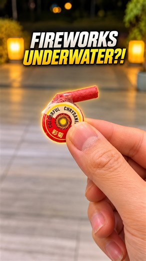 Can Fireworks Really Burn Underwater? #Shorts #ScienceExplained