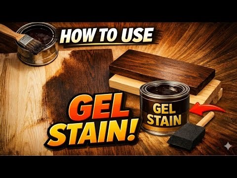 BEST way to apply Gel Stain (Step-by-Step Guide for a Perfect Finish!)