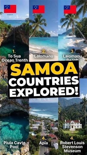 Samoa Travel Information 🇼🇸 | Hidden Pacific Paradise – Waterfalls, Beaches & Island Culture