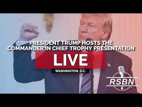 LIVE REPLAY: President Trump Hosts the Commander in Chief Trophy Presentation - 03/20/26