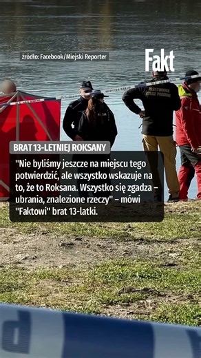 CIAŁO W WIŚLE. “WSZYSTKO WSKAZUJE, ŻE TO ROKSANA” || FAKT