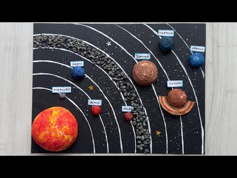 3D Solar System Model | Easy & Creative Science Project 🚀 #shorts