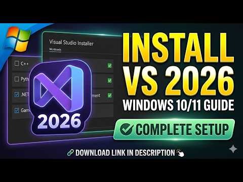 How to Install Visual Studio on Windows 10/11 | Complete Setup