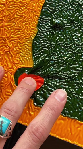 Face Reveal Painting: Texture Art That Folds into a Face