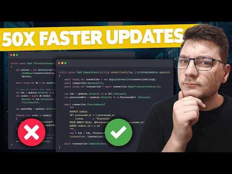 This .NET Database Update Strategy Was 50x Faster