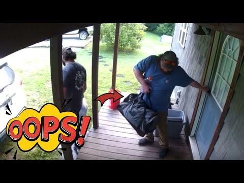 CCTV Fail: Hilarious Slip on Stairs Caught on Camera || WooGlobe