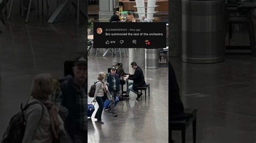 Bro summoned the rest of the orchestra (flash mob at @INDairport)