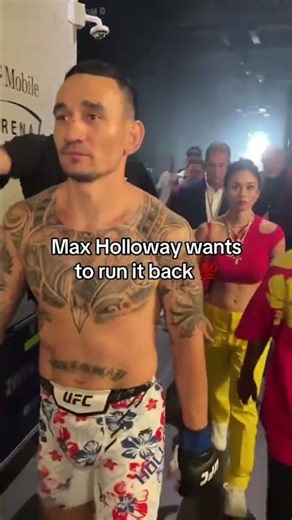 Max Holloway after his win vs. Conor McGregor