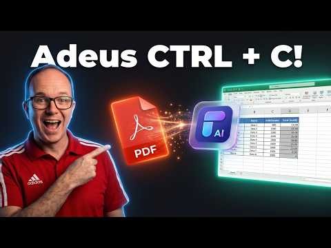 🛑 PARE de Copiar e Colar: Extraia dados de PDFs e Imagens para o Excel Automaticamente