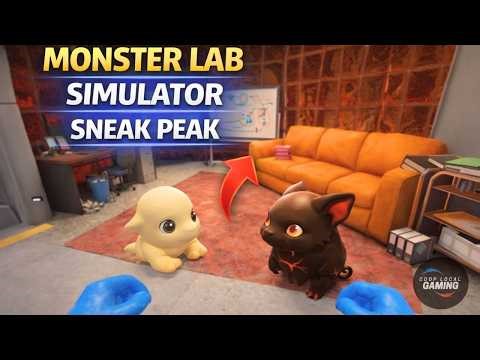 Monster Lab Simulator Sneak Peak - First 30 Minutes of Gameplay