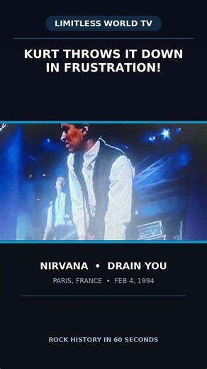 Kurt Cobain's Legendary Scream! 😱 Nirvana Live in Paris 1994 🤘🔥