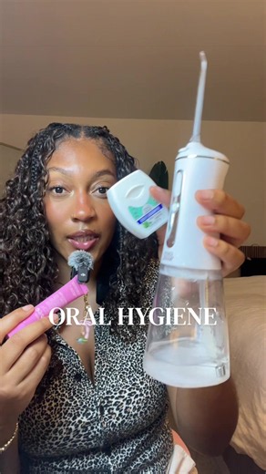 Dental floss and water flossers go hand and hand for your oral hygiene routine and don’t let anyone tell you any different #oralhygiene #whiteteeth #freshbreath #tiktokshopblackfriday #disciveryourgift