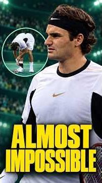 Roger Federer Was On Crutches Days Before This Final In Shanghai And Almost Won