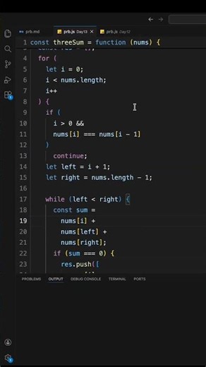 3Sum Easy Nahi Hai 😭 | LeetCode 15 | JS | DSA Short