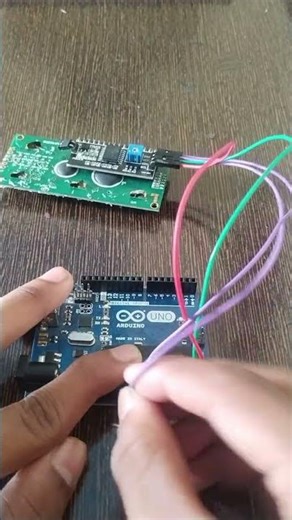 Arduino I2C LCD Tutorial#arduino #electricalengineering #trendingshorts #shorts #experiment #diy