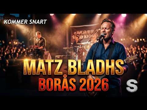 TEASER: Matz Bladhs i Borås stadspark, 16 juli 2026