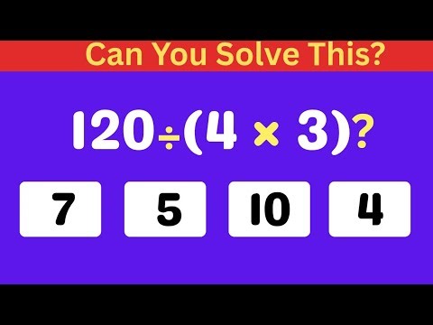 Math Quiz Challenges ➗ ❌ 🧠 | Easy, Medium, Hard | Quiz Math | Do It Fast