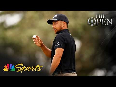 Xander Schauffele maneuvers for crafty birdie on No. 7 | 154th Open Championship | NBC Sports