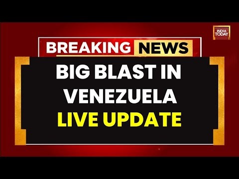 Venezuela Blast LIVE | Big Blast In Caracas, Venezuela After Trump's Warning |Trump Vs Venezula LIVE