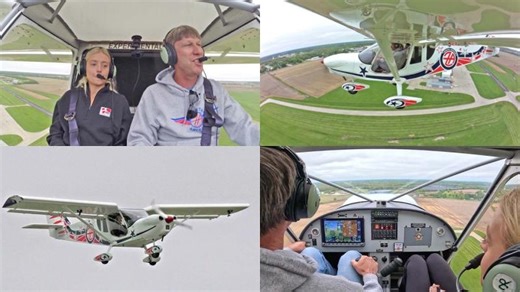Zenith Aircraft: Local TV news reporter goes flying for her first flight in the Zenith CH 750 Cruzer | Sebastien Heintz