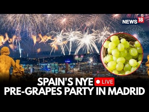 Crowds Gather In Madrid’s Puerta Del Sol For Pre-Uvas Rehearsal Ahead Of New Year Traditions | LIVE