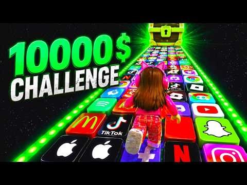 Roblox Logo Color Bridge Obby! 🟩 $10,000 CHALLENGE (Only 1% Can Win!