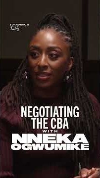 Nneka explains the hardest part of the WNBA CBA fight #wnba #cba #basketball #athlete
