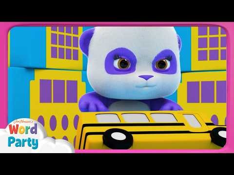 🏗️ Comparing Blocks & Teamwork Fun | Word Party | Cartoons for Kids