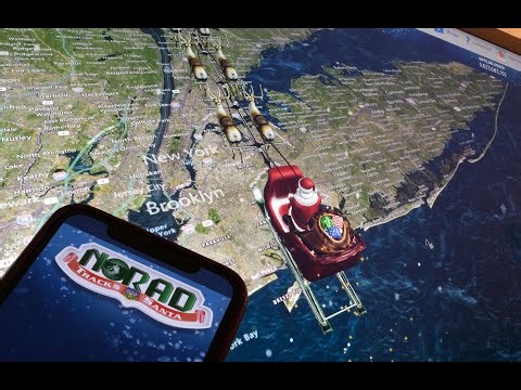 Siga el recorrido de Santa Claus en la víspera de Navidad