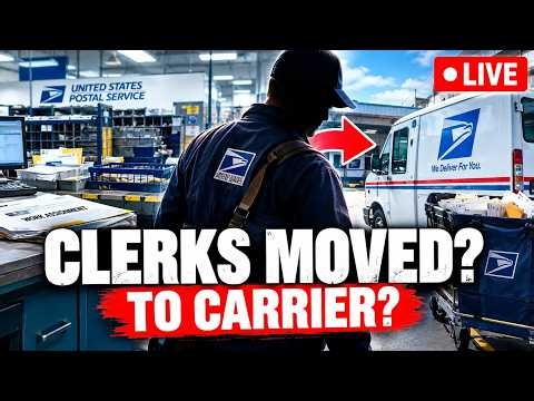 USPS CLERKS ARE BEING MOVED — HERE’S WHAT THE CONTRACT ACTUALLY SAYS | LIVE