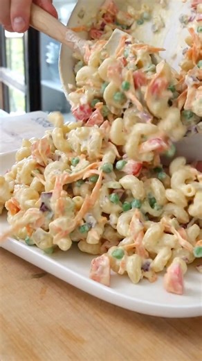 Lighter Macaroni Salad (Greek Yogurt Dressing)