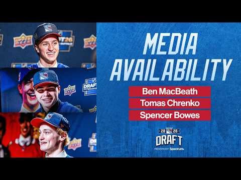 2026 NHL Draft: Ben MacBeath, Tomas Chrenko & Spencer Bowes | June 27, 2026