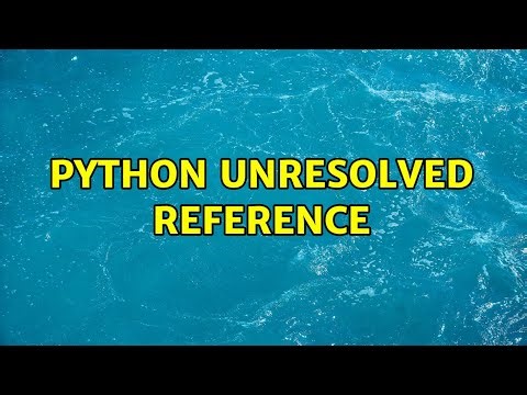 Python unresolved reference