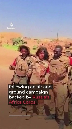 Video said to show Mali army in Kidal after retaking city | AJ #shorts