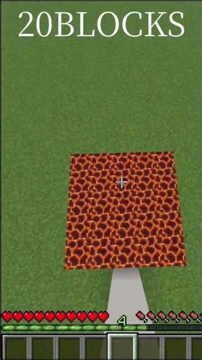 Minecraft Fall Damage Test 😱(You Won’t Believe This!)#minecraft #minecraftshorts #shorts #gaming #mc