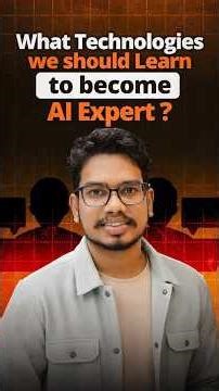 Technologies You Should Learn to Become an AI Expert | PythonLife