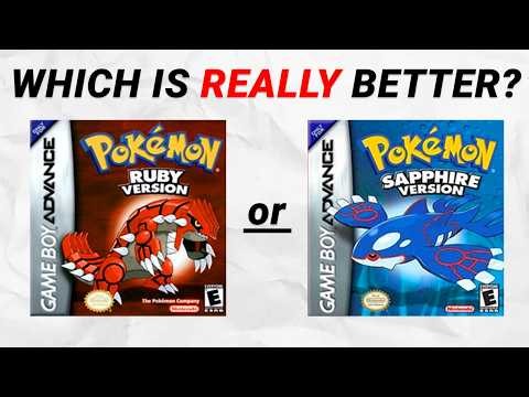Pokemon Ruby vs Sapphire: Which is ACTUALLY better?