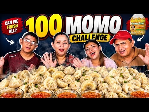 100 MOMO EATING CHALLENGE WITH SPECIAL GIFT @centerfruitnepal5488 