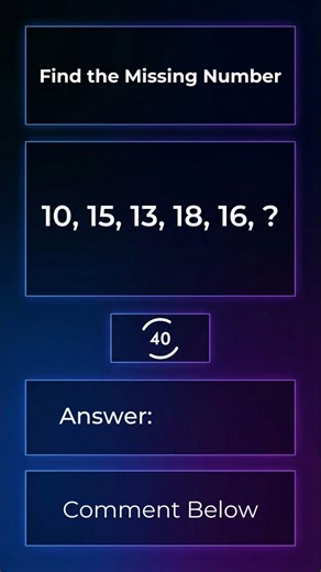 99% of People FAIL This Missing Number Challenge!