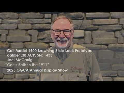 Colt Model 1900 Browning Slide Lock Prototype, caliber .38 ACP, SN: 1433