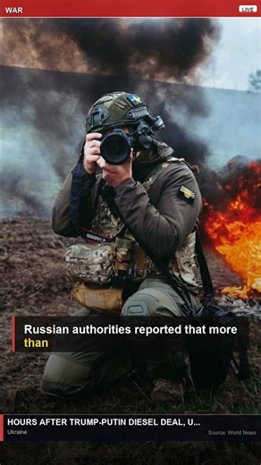 🔴 BREAKING: Hours after Trump-Putin diesel deal, Ukraine strikes Russian fuel site