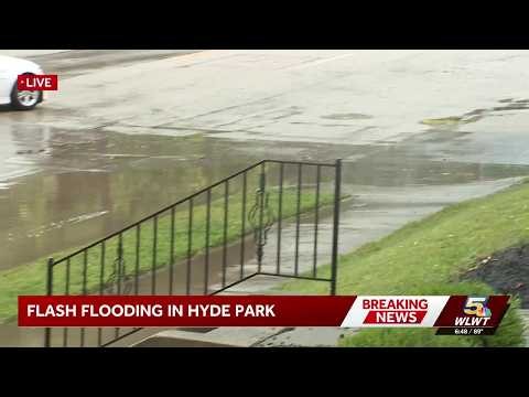 Heavy rain causes flooding on interstates, roads in Greater Cincinnati