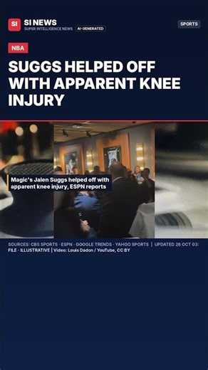 NBA: Magic beat Knicks 111-102 as Jalen Suggs leaves with apparent knee injury
