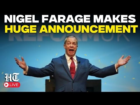 Farage Speech Live | Nigel Farage Makes Huge Announcement | Reform UK Party | Farage Vs Starmer