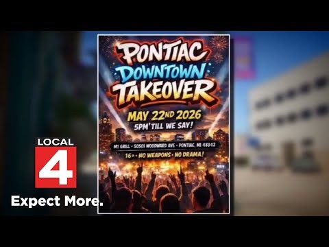 Teen takeover gatherings spread to Pontiac, prompting safety warnings following Detroit chaos