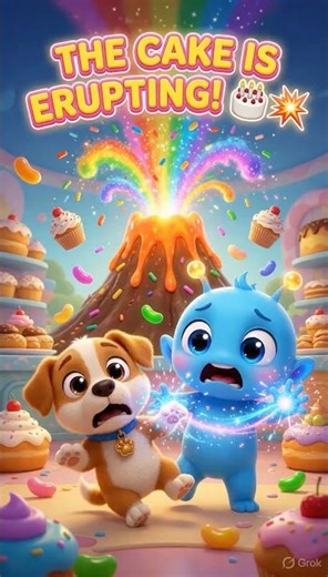 Volcano Cake Exploded! 😱🎂 | Bloop Cartoon #Shorts #KidsAnimation #Viral #bloop