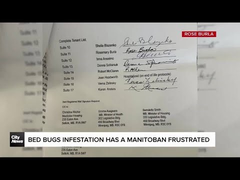 Bed Bugs infestation has Manitoba senior desperate