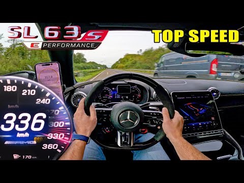 816HP Mercedes AMG SL63 SE is MONSTREOUS PERFORMANCE on AUTOBAHN!