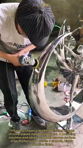 How Chrome Metal Gets a Mirror Finish! | Satisfying Process!! #Metalworking #Polishing #Engineering